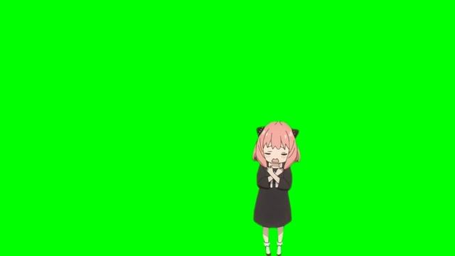 Spy X Family Anya Dance Green Screen смотреть онлайн