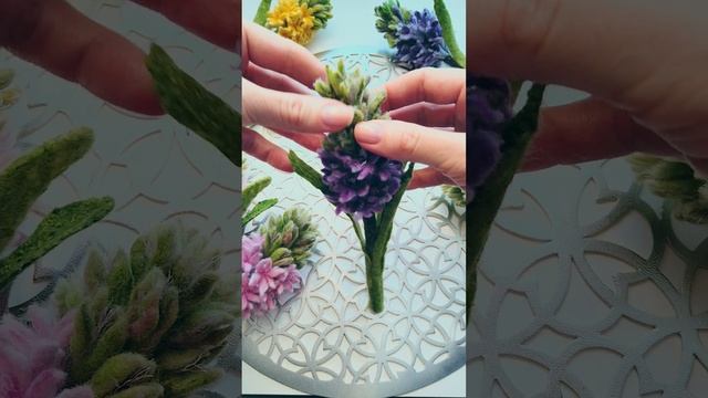Цветочные броши- ГИАЦИНТЫ для Ваших модных образов. Пушистые украшения для весны и лета 2023. смотреть онлайн