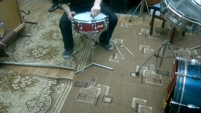 Vintage Amati Snare Drums-red Spark.ранний малый амати.
