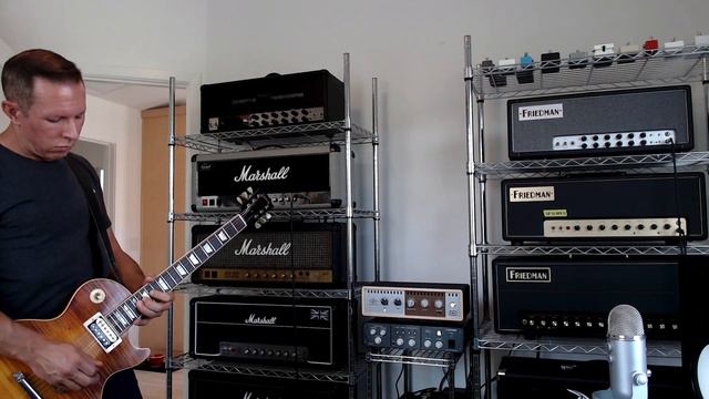 Guns n Roses "Nightrain" Cover - Gibson Les Paul Faded through Marshall Silver Jubilee смотреть онлайн