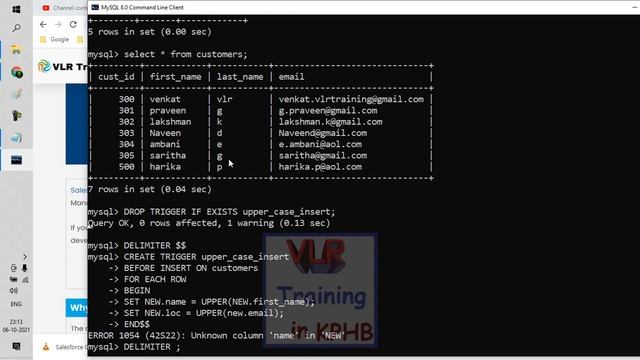 What is trigger and before events sql videos in telugu 108 смотреть онлайн