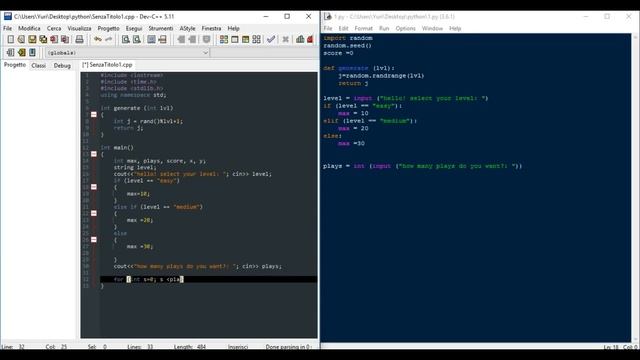 Python Vs. C++ | same program [syntax] смотреть онлайн