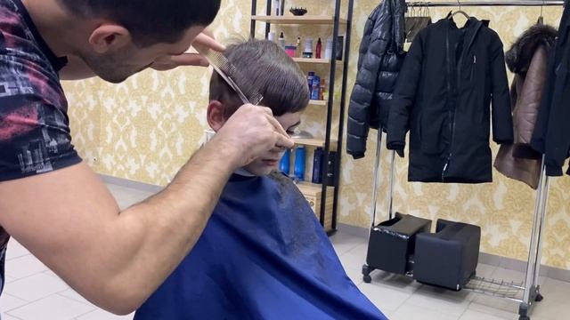 Мужская стрижка 410#стрижка#детская?#парикмахер#прическа#