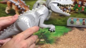 LEGO Мир Юрского периода Индоминус-рекс против анкилозавра 75941 Обзор