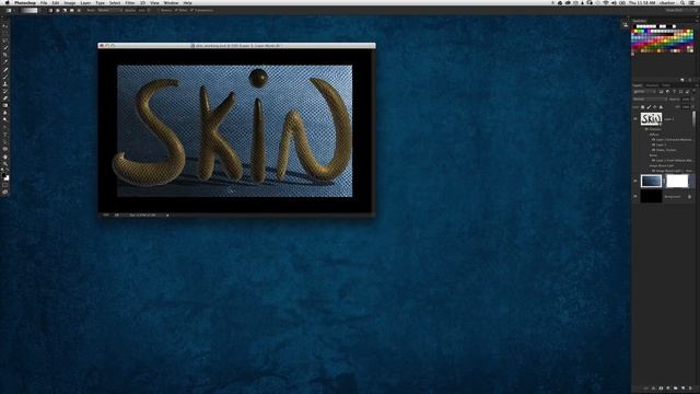 Finishing Touches for 3D Snakeskin Texture Tutorial from Photoshop User Magazine смотреть онлайн