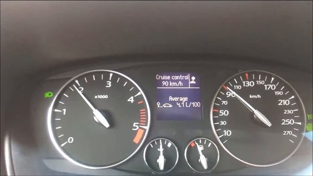 Реальный расход топлива "Рено Лагуна III", с дизельным двигателем 1.5 TDCi смотреть онлайн