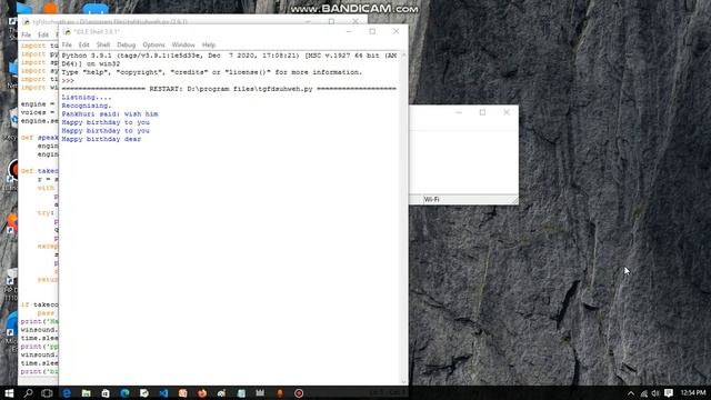 How to wish happy birthday in coder's style using turtle loop and voice command. смотреть онлайн