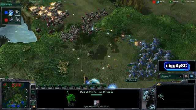 Starcraft 2 - HD Terran v Protoss LZgamer v Whiplash From MLG Dallas game 2 смотреть онлайн
