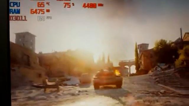 SAPPHIRE Radeon HD 7870 XT 2GB Running World Of Tanks Encore Benchmark @ Ultra @ 1280x1024
