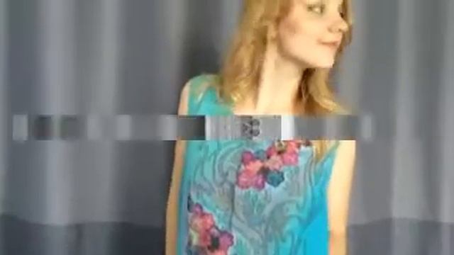 Блуза Италия цветы