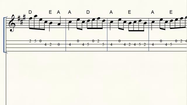 Mandolin Tab - Violin - High Road to Linton - Sheet Music - Play Along смотреть онлайн