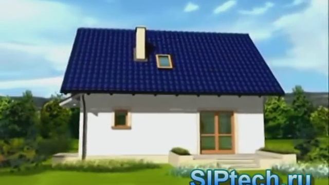 SIPtech.ru - Проект коттеджа s110-2a смотреть онлайн