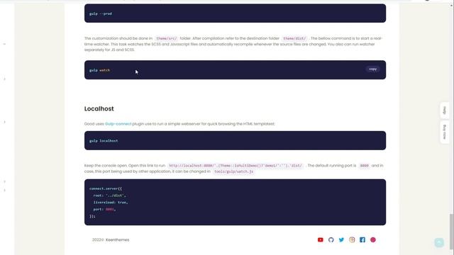 Manage with Gulp - Good Admin Dashboard Template смотреть онлайн