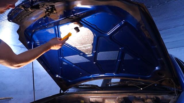 Вибро - термо - шумоизоляция капота Geely CK-2 смотреть онлайн