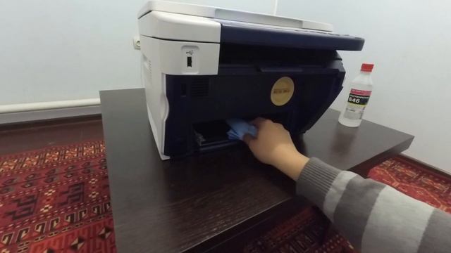 Чистка ролика захвата бумаги Work Centre 3045 смотреть онлайн