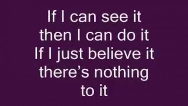 R Kelly I Believe I Can Fly Lyrics