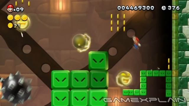 New Super Mario Bros. U - Soda Jungle-Snake Block Tower Star Coins Guide & Walkthrough смотреть онлайн