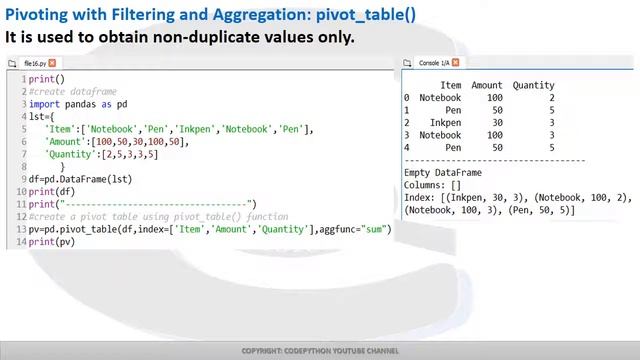 Python Pandas Part 2 смотреть онлайн