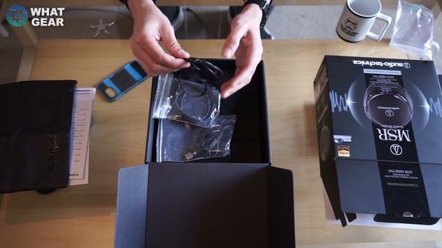 Audio Technica ATH MSR7nc - Unboxing смотреть онлайн