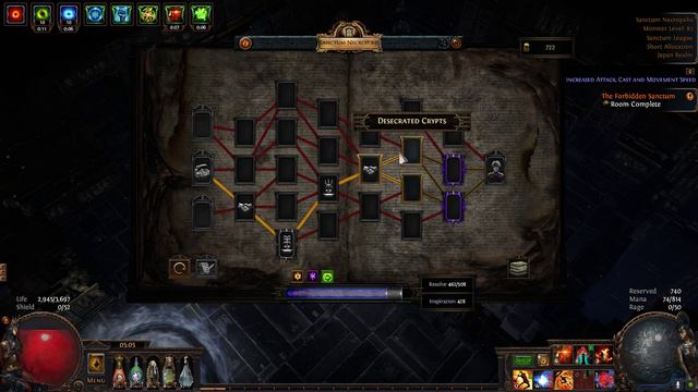POE[3.20] 3F boss ~ Final boss with 30 charge flicker strike смотреть онлайн