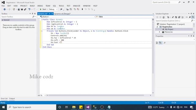 How to Create dynamic controls - Textbox - Combobox - Windows form - Vb.net смотреть онлайн