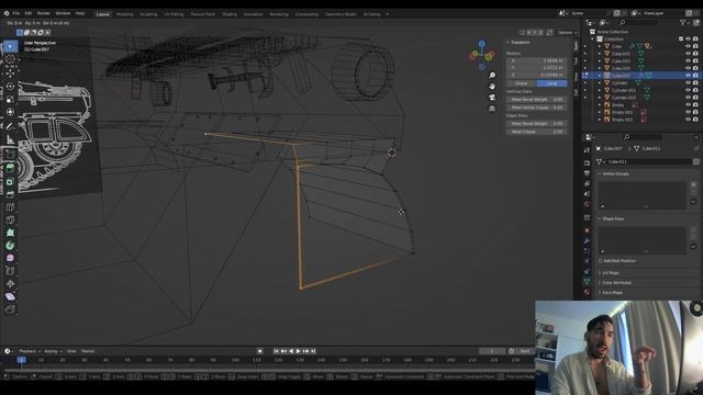 Modeling a Hellcat in 10 Minutes | Blender Tank Hard Surface Modeling Tutorial (Arijan) смотреть онлайн