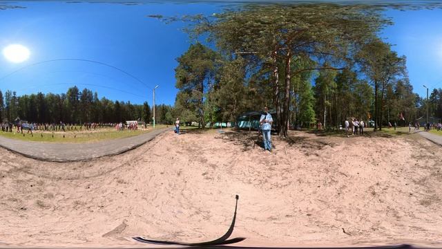 Открытие детского лагеря Сосновый бор Выступление в 360° смотреть онлайн