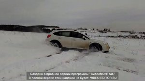 Subaru XV  по снегу