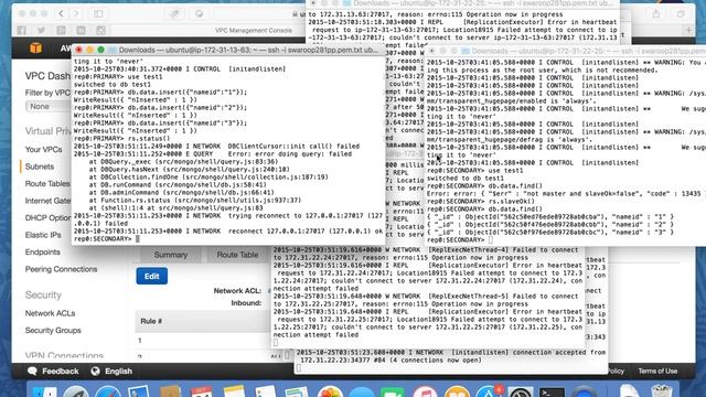 NOSQL Partition Demonstration with MongoDB смотреть онлайн