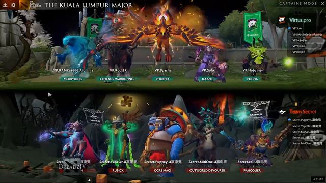 Dread's stream | Kuala Lumpur Major - VP vs NiP / VP vs Team Secret | 17.11.2018 смотреть онлайн
