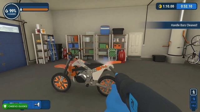 Powerwash Simulator - Gold Medal #2 - Dirt Bike - Time Challenge (Clean The Dirt Bike in Under 1:10 смотреть онлайн