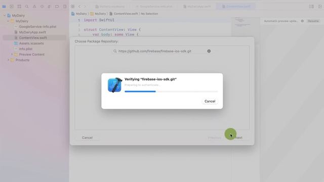 iOS simple authen with Firebase, SwiftUI and Swift Package Manager смотреть онлайн