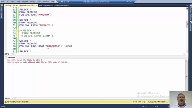 XML no SQL Server 41 смотреть онлайн
