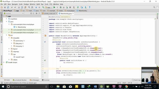 Mobile App Development Lab Ex 5: Media Player смотреть онлайн