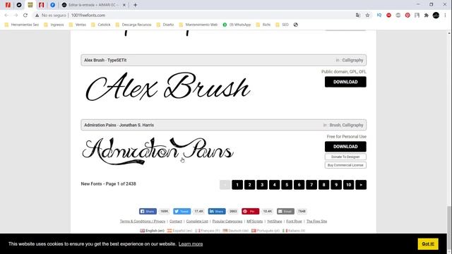 Mejores 5 páginas para descargar FUENTES Y TIPOGRAFÍAS ✅ Descarga gratis millones de TIPOS DE LETRA смотреть онлайн