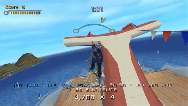 Tony Hawk's Pro Skater 3 (PS2) Part 9 - Cruise Ship смотреть онлайн