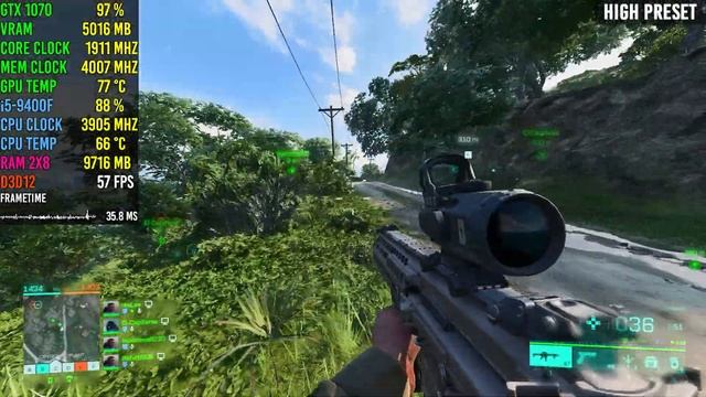 Battlefield 2042 (Beta) - GTX 1070 + i5-9400f - All Settings | 1080p 60fps смотреть онлайн