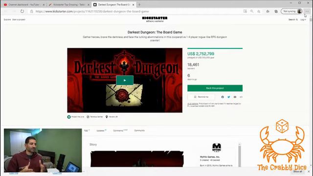 The Crabby Dice Kickstarter Talk/Rant ... Darkest Dungeon and Nova Aetas: Renaissance