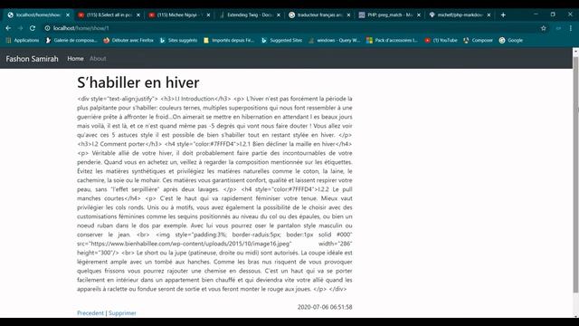 10.Afficher le detail d'un article - création d'un mini-framework MVC PHP POO смотреть онлайн