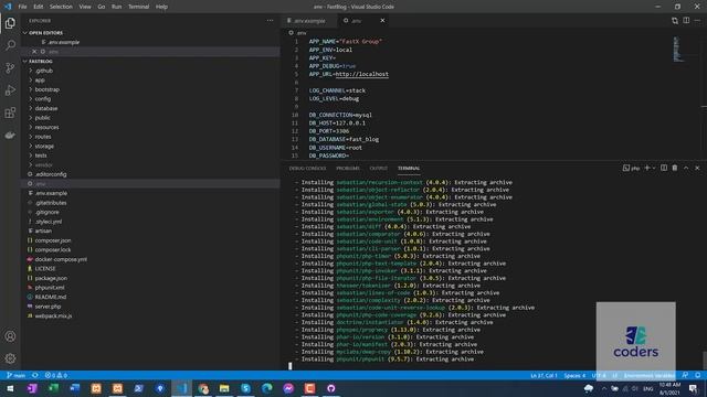 Create Project FastBlog with FastLaravel and fix bug HtmlDumper.php:120-Laravel Boilerplate AdminLT смотреть онлайн