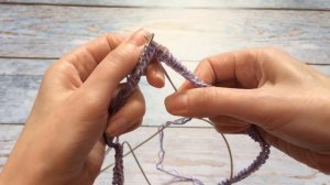 Летний топ спицами // Часть 1