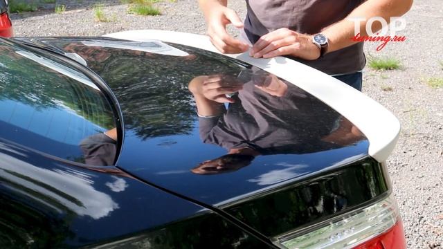 BMW 5 / E60 - тюнинг Шницер (козырек + спойлер) смотреть онлайн