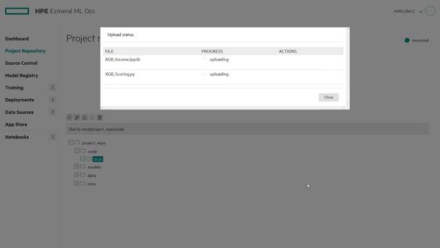 HPE Ezmeral Container Platform Interactive Demo Experience- Demo#5 Setup Project Repository смотреть онлайн
