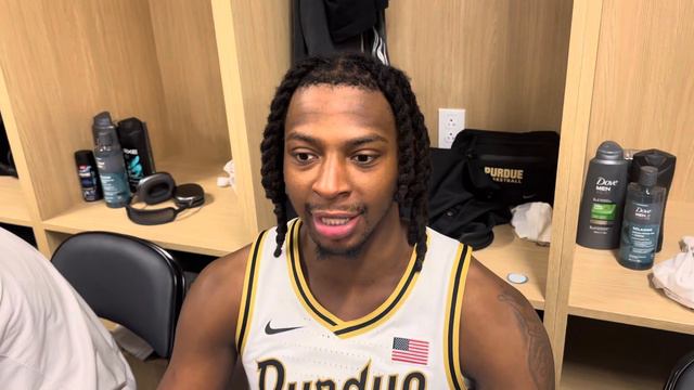 Lance Jones after Purdue beats Utah State. смотреть онлайн