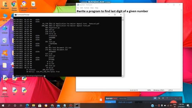 PYTHON:Write a Program to Find LAST DIGIT of a GIVEN NUMBER/For Beginners/VL INFOTECH смотреть онлайн