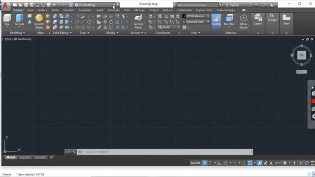 change 2d to 3d in autocad and 3d to 2d mode || autocad switch from 2d to 3d workspace and 3d to 2d смотреть онлайн