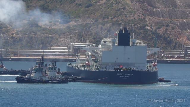 Front Sparta Crude Oil Tanker docking смотреть онлайн