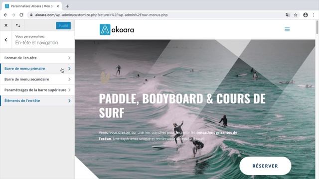 Tutoriel WordPress (4.3) : Personnaliser le Menu et le Footer (pied de page) смотреть онлайн