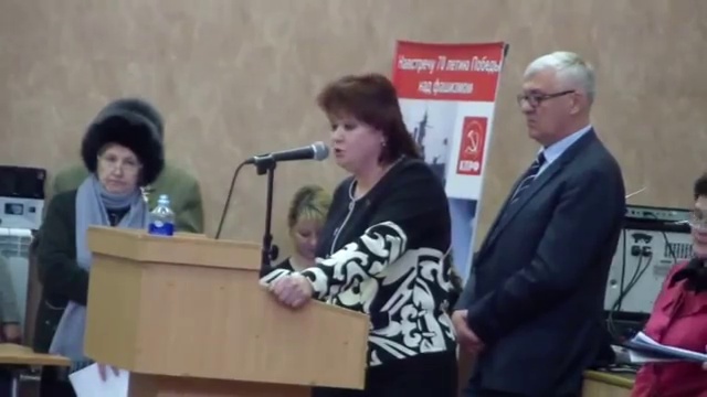 Ольга Носенко на собрании 'детей войны' смотреть онлайн