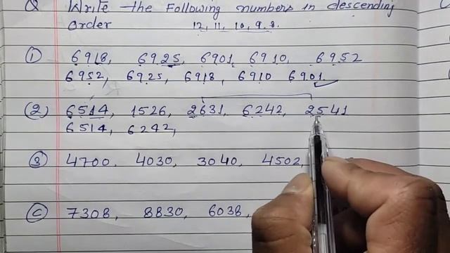 Write the following numbers in descending order |Write the numbers in descending order смотреть онлайн